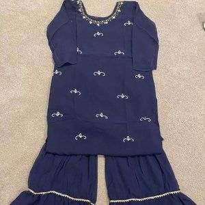 Semi-Stitched Sharara Suit